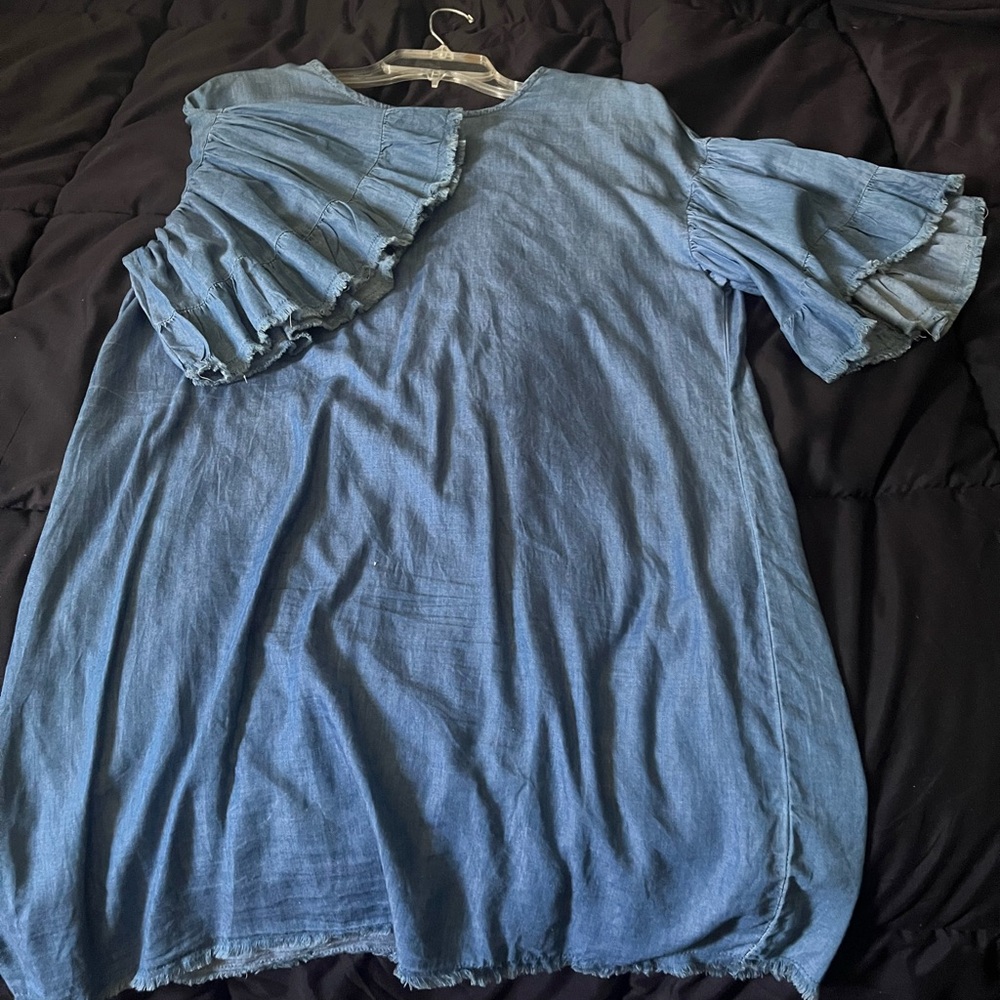 Style Envy Denim Blue Dress